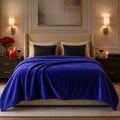 Indigo Waterproof King Size Sherpa Throw Blanket