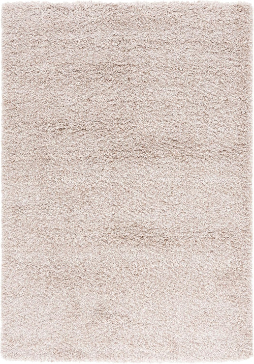 Beige California Shag 5'3"x7'6" Area Rug