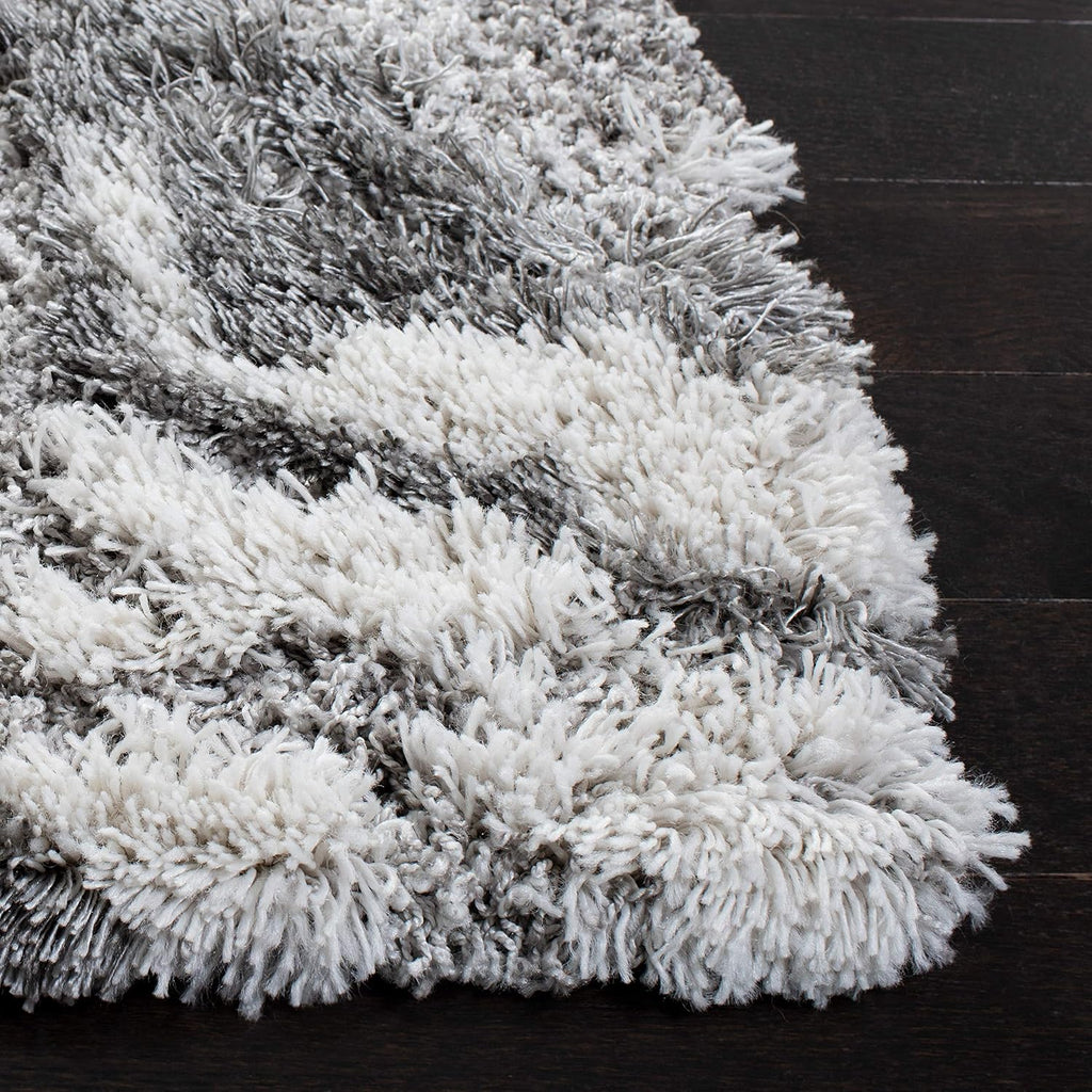 Grey & Ivory Horizon Shag HZN890F 4'x6' Accent Rug